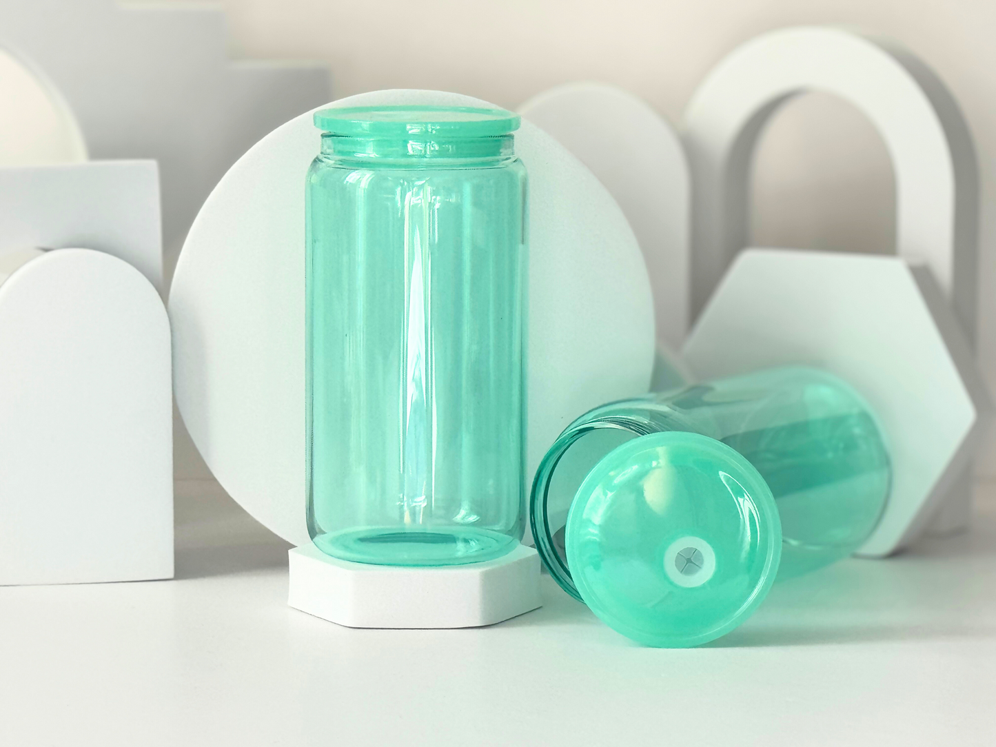 Jelly Colored Soda Glass Tumbler 16oz.