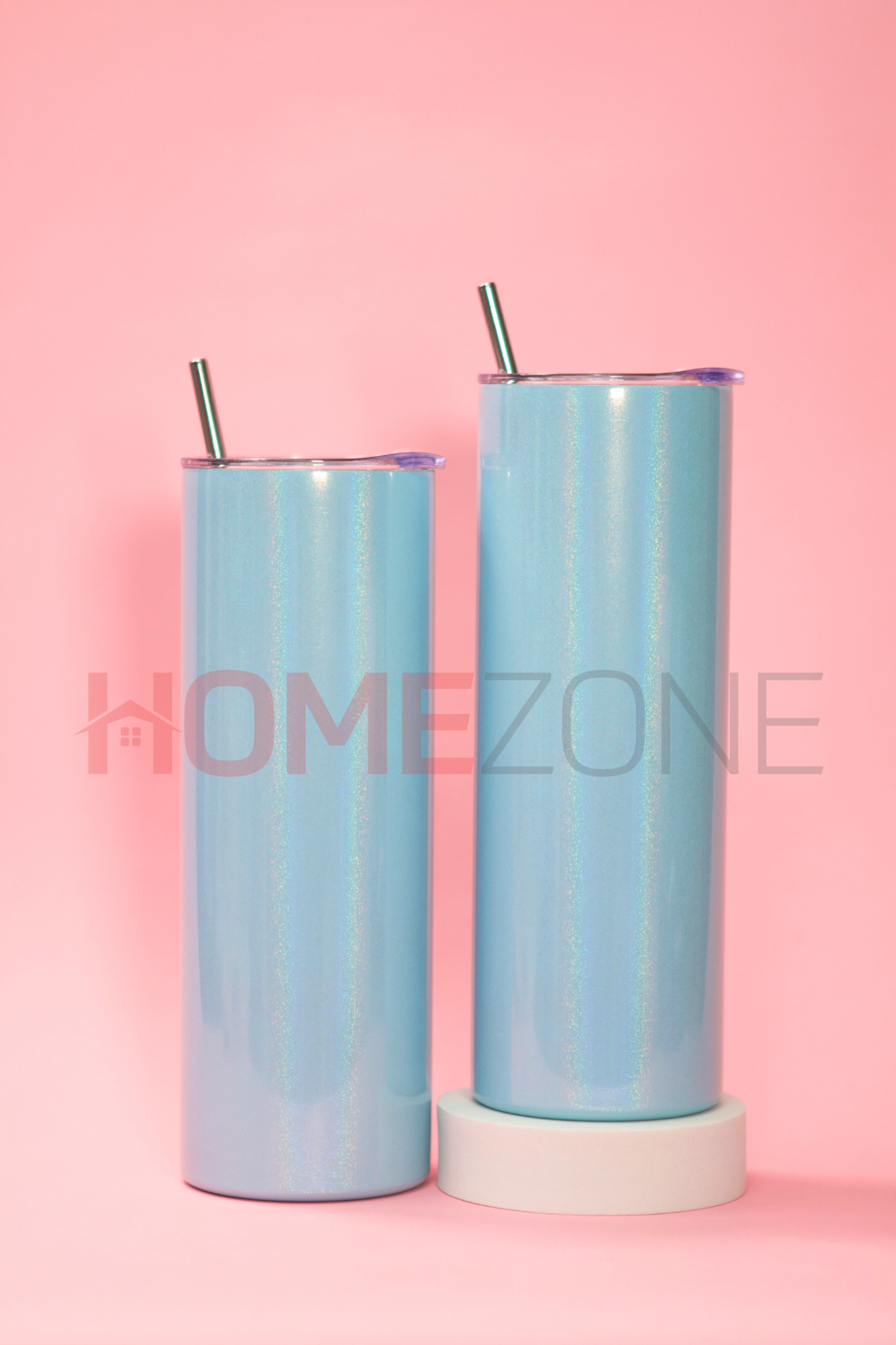 SHIMMER GLITTER PEARLESCENT SMOOTH DOUBLE WALL STEEL TUMBLER (SUBLIMATION) 20oz