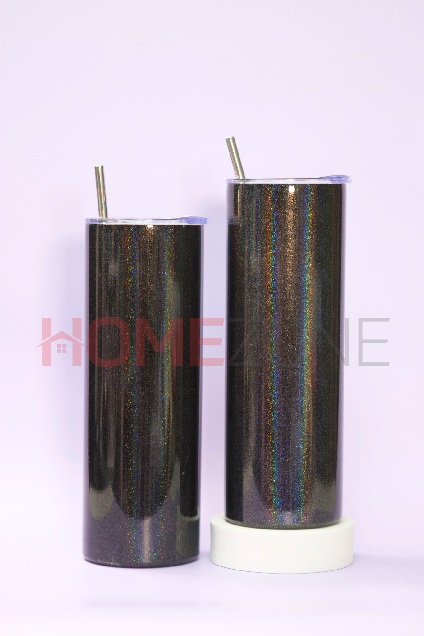 SHIMMER GLITTER PEARLESCENT SMOOTH DOUBLE WALL STEEL TUMBLER (SUBLIMATION) 20oz