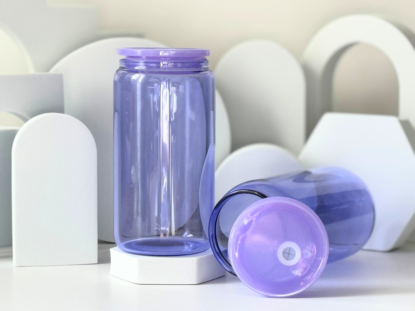 Jelly Colored Soda Glass Tumbler 16oz.