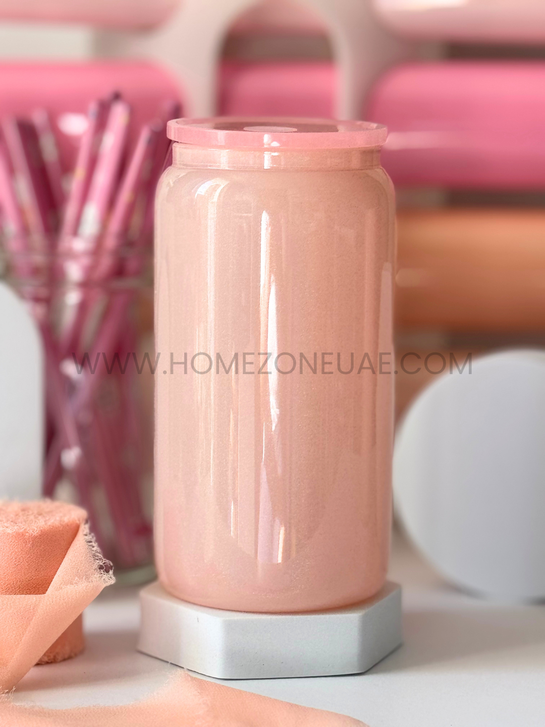 Glitter Soda Glass Can Sublimation 16 oz.