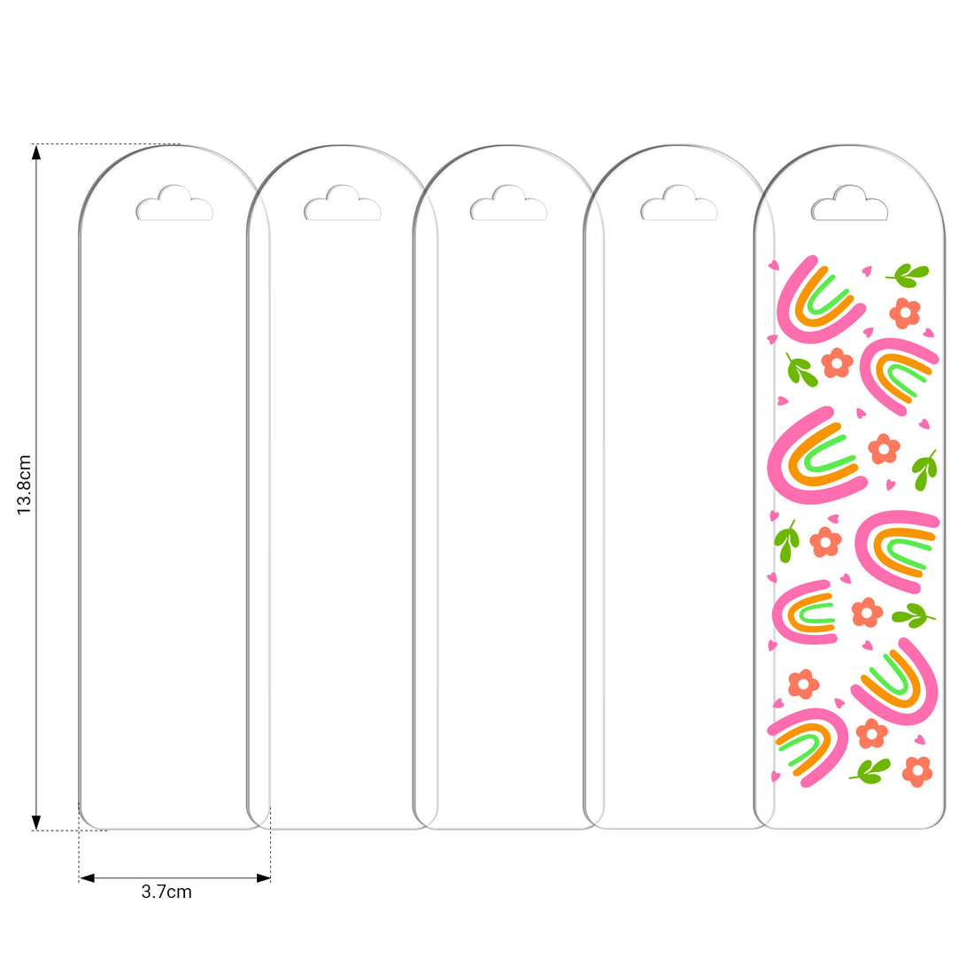 Acrylic Bookmark Blanks