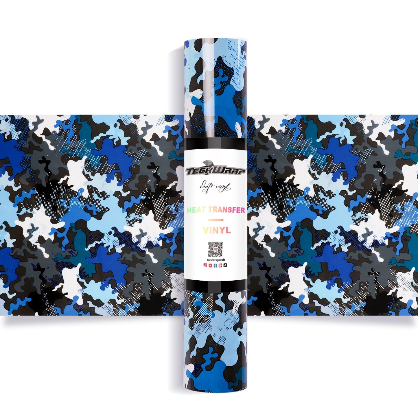 Colorful Camouflage Heat Transfer Vinyl
