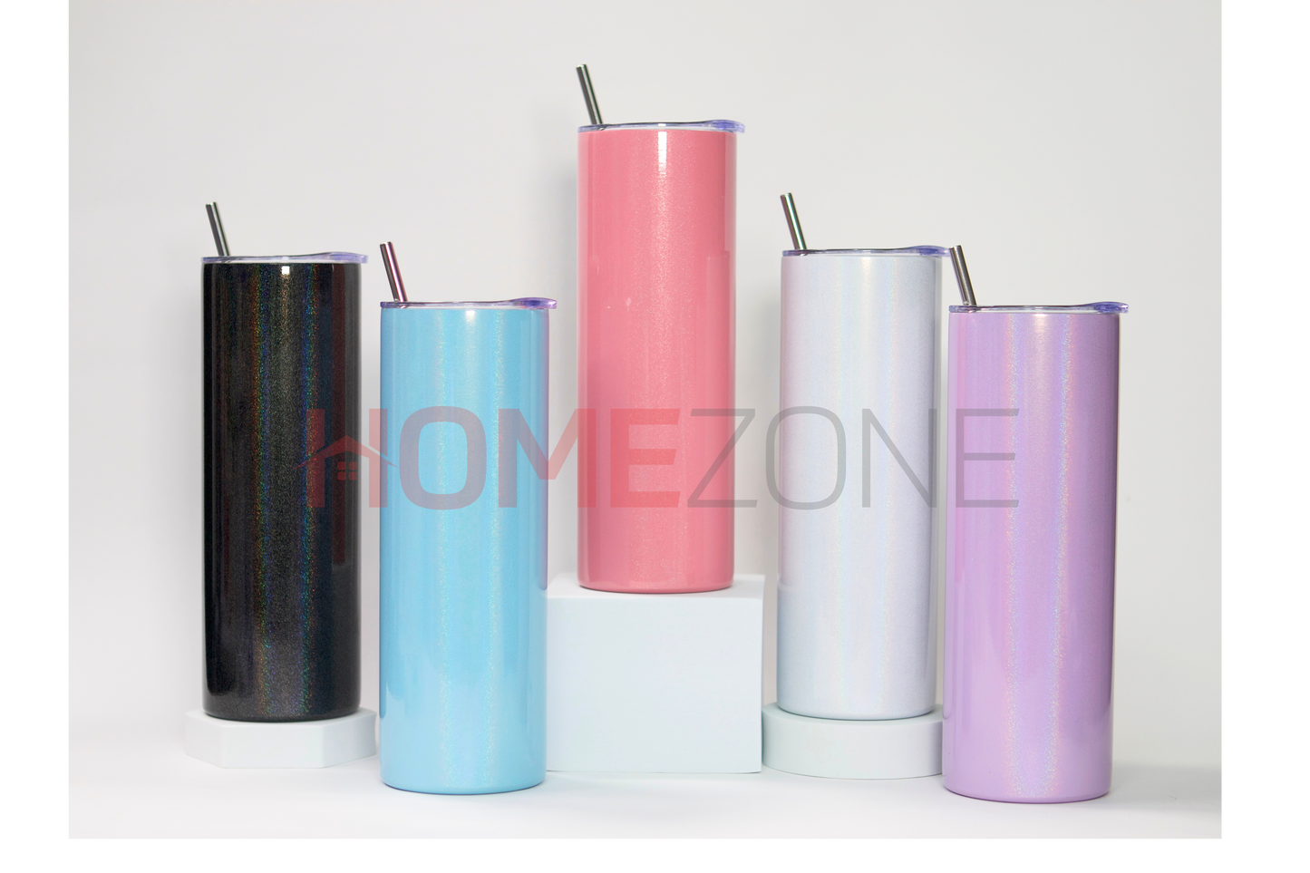 SHIMMER GLITTER PEARLESCENT SMOOTH DOUBLE WALL STEEL TUMBLER (SUBLIMATION) 20oz