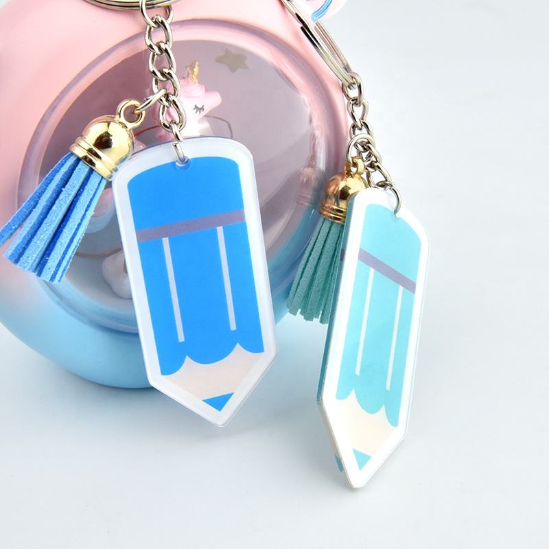 Acrylic Pencil Keychain