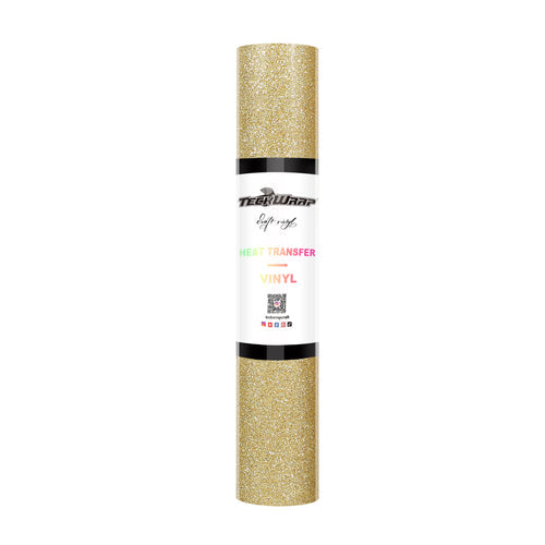 Glitter Heat Transfer Vinyl 5ft Roll