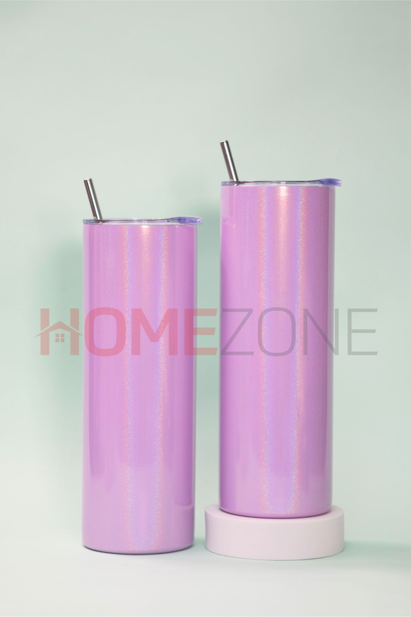SHIMMER GLITTER PEARLESCENT SMOOTH DOUBLE WALL STEEL TUMBLER (SUBLIMATION) 20oz