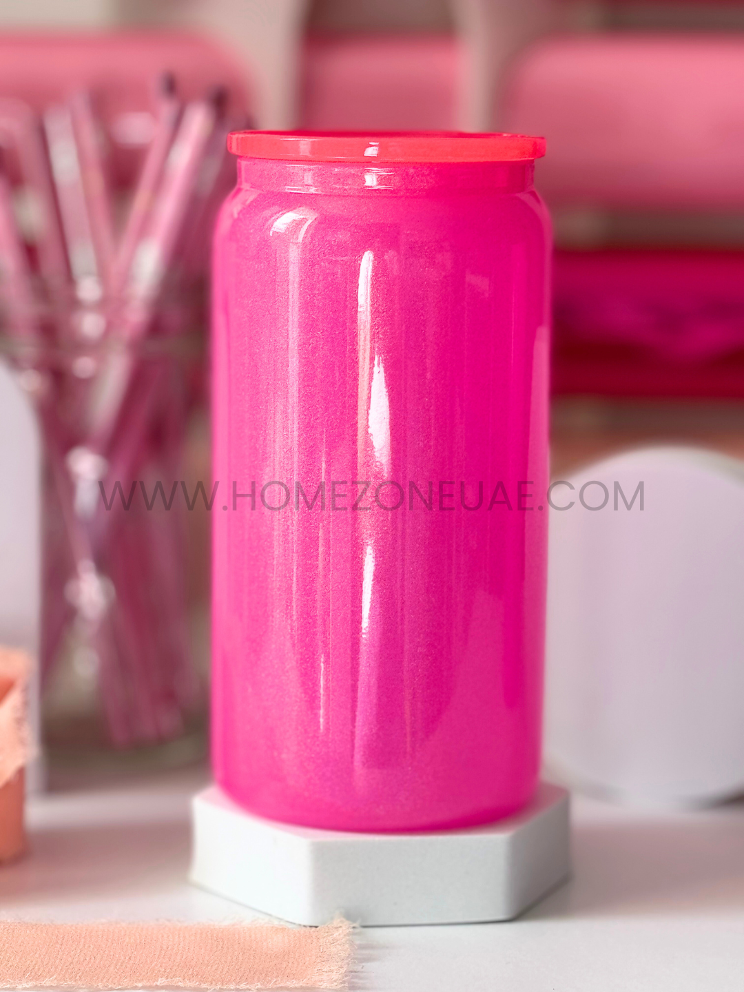 Glitter Soda Glass Can Sublimation 16 oz.