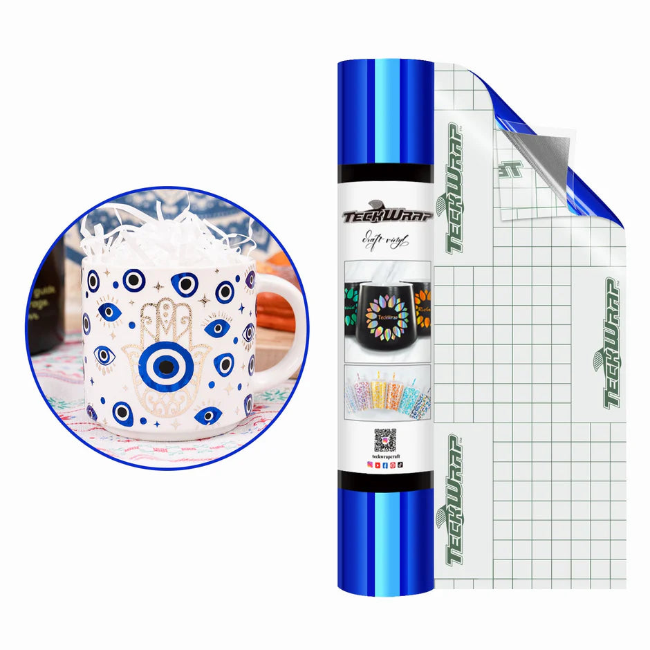 BUBBLE FREE MIRROR CHROME ADHESIVE VINYL 5FT.