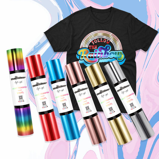 Metallic Chrome Heat Transfer Vinyl