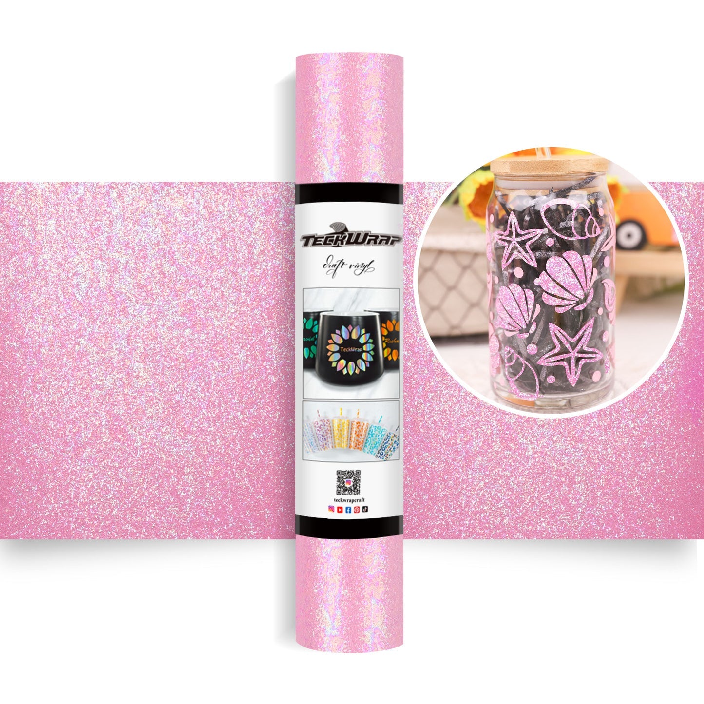 COLORFUL PEARL ADHESIVE VINYL 5FT.