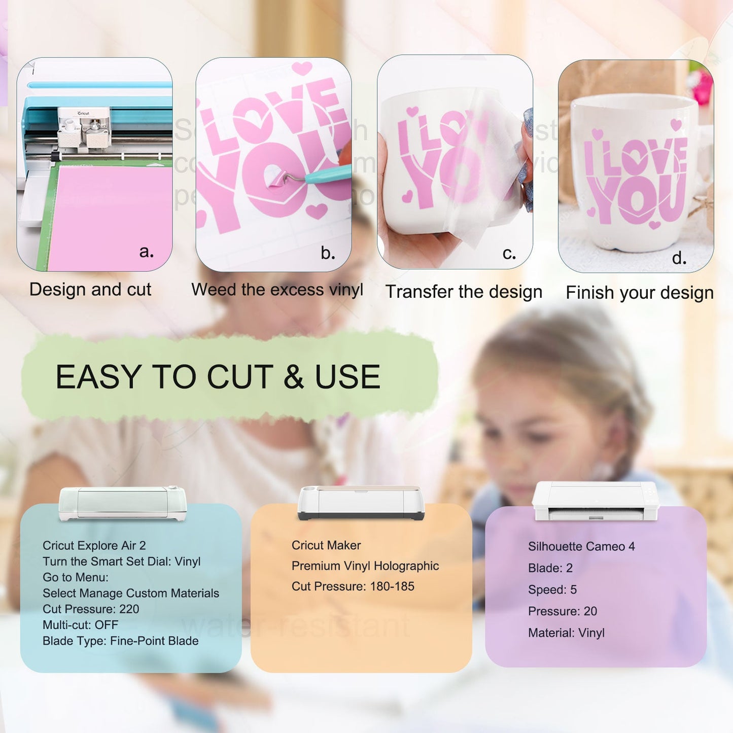 SHEETS PACK - 001G PERMANENT VINYL GLOSSY