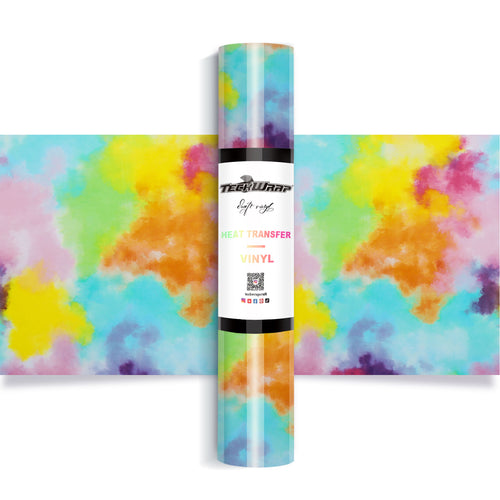 Colorful Splash Heat Transfer Vinyl 5ft Roll