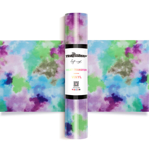 Colorful Splash Heat Transfer Vinyl 5ft Roll