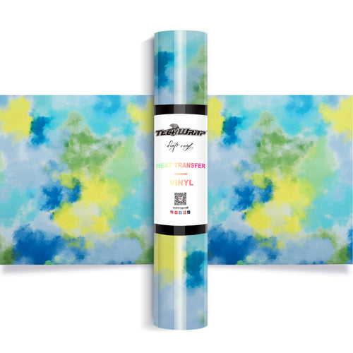Colorful Splash Heat Transfer Vinyl 5ft Roll