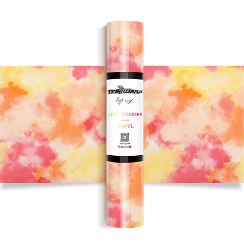 Colorful Splash Heat Transfer Vinyl 5ft Roll