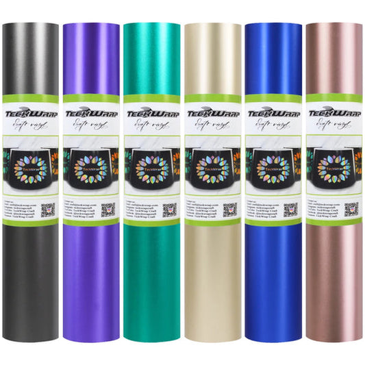 TW 12x12 METALLIC SATIN CHROME ADHESIVE VINYL